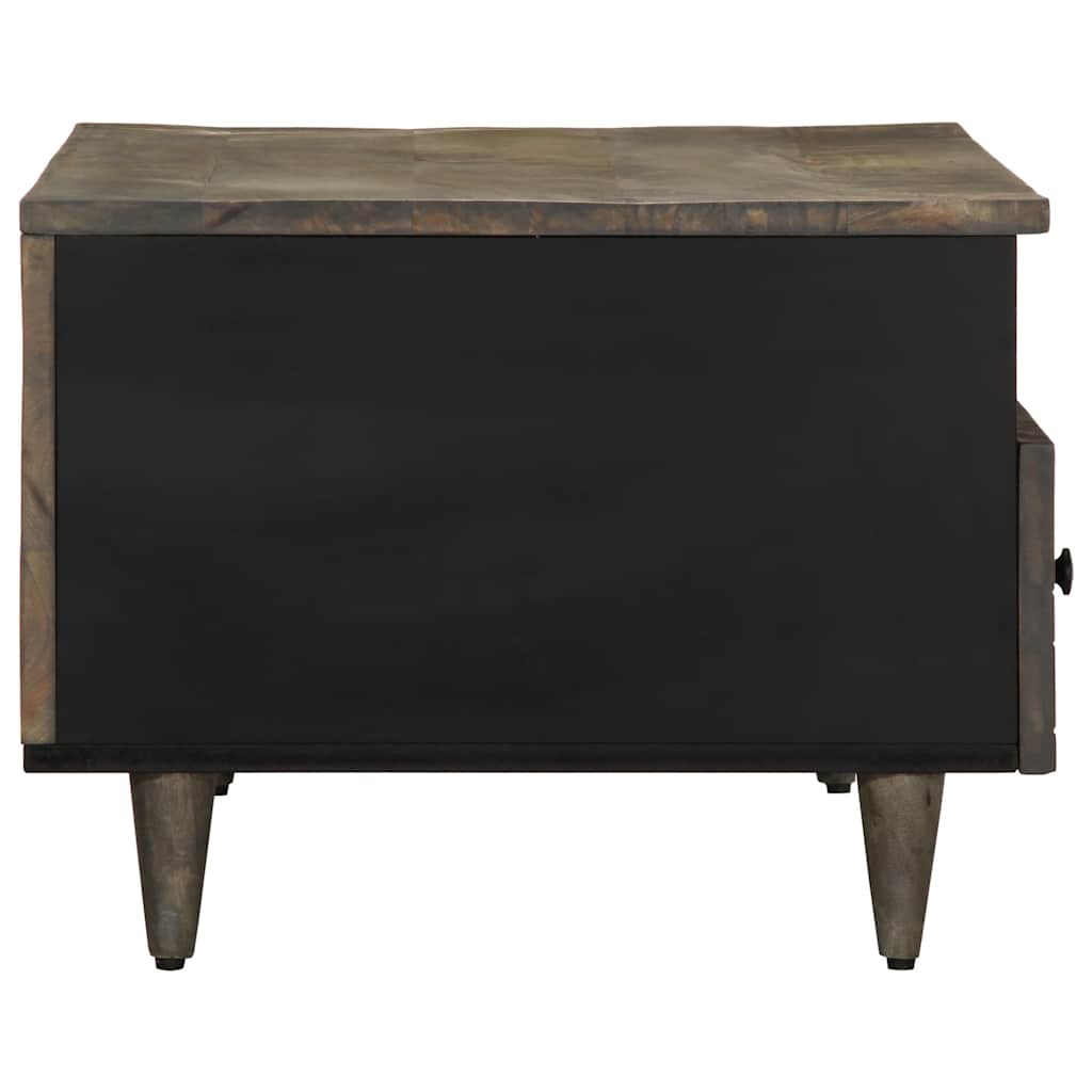 Masuta de cafea gri deschis 80x54x40 cm lemn masiv de mango GartenMobel Dekor
