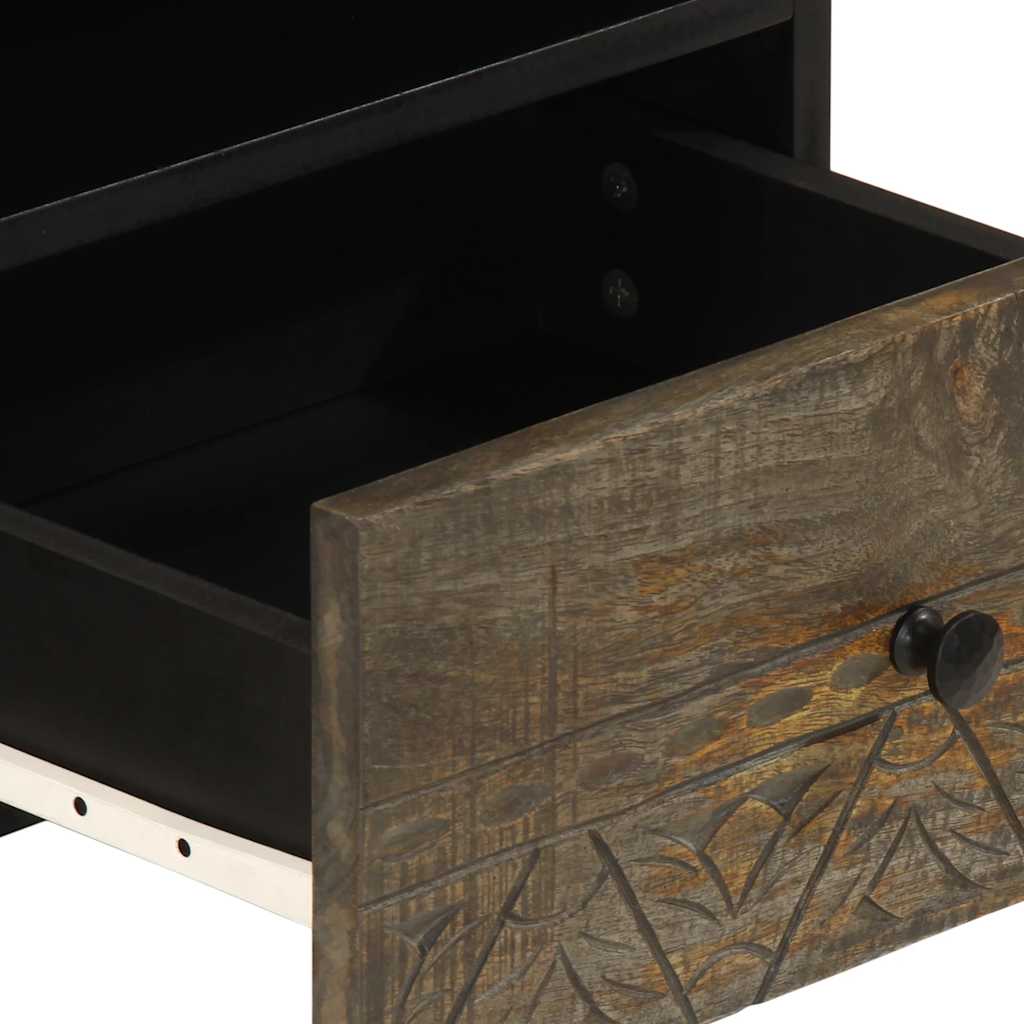 Masuta de cafea gri deschis 80x54x40 cm lemn masiv de mango GartenMobel Dekor