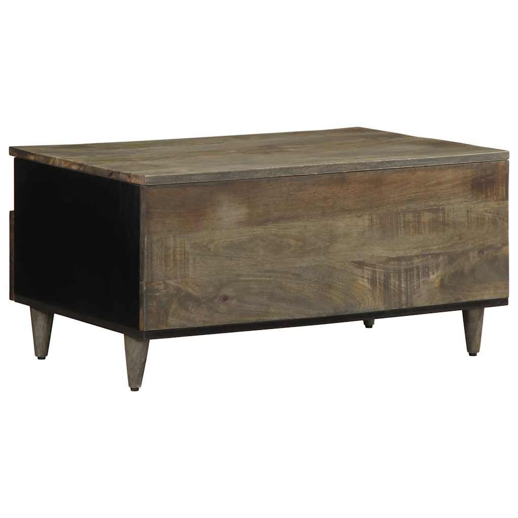 Masuta de cafea gri deschis 80x54x40 cm lemn masiv de mango GartenMobel Dekor