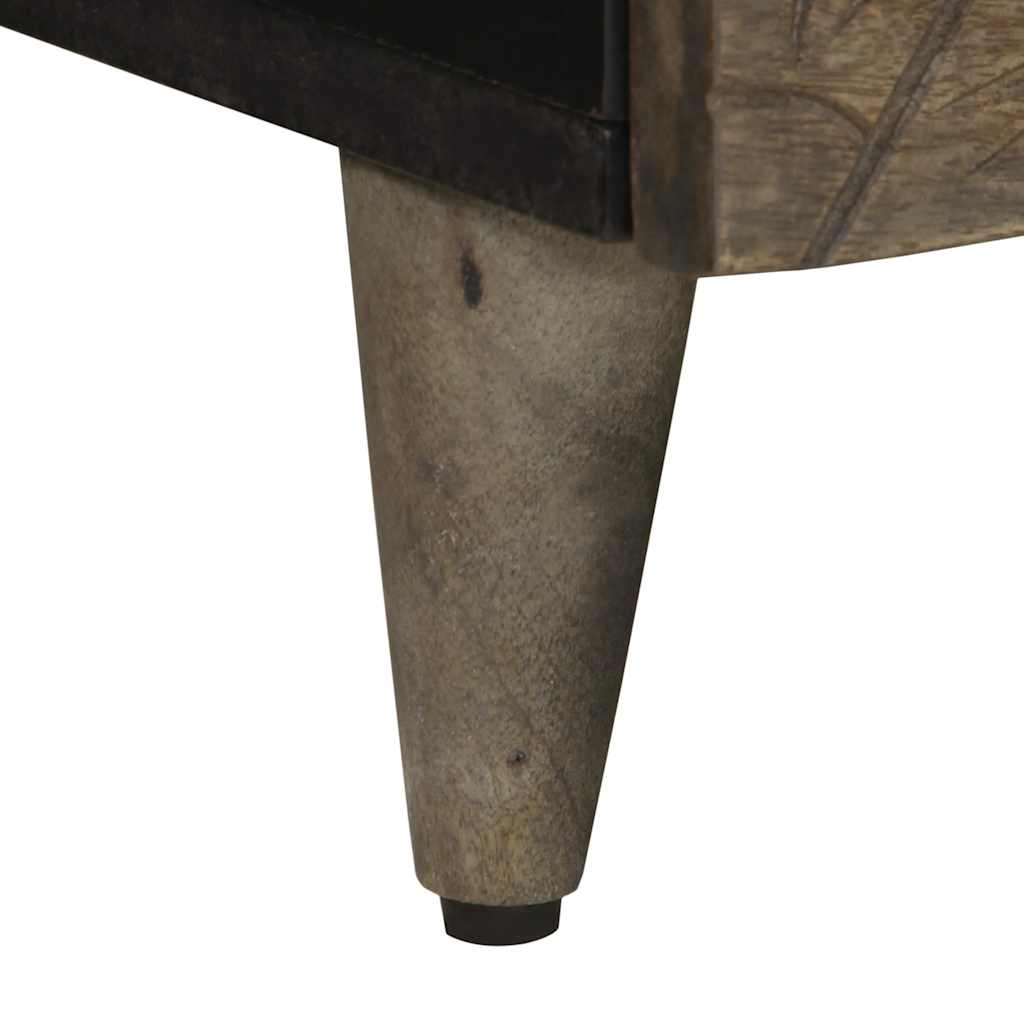 Masuta de cafea gri deschis 80x54x40 cm lemn masiv de mango GartenMobel Dekor