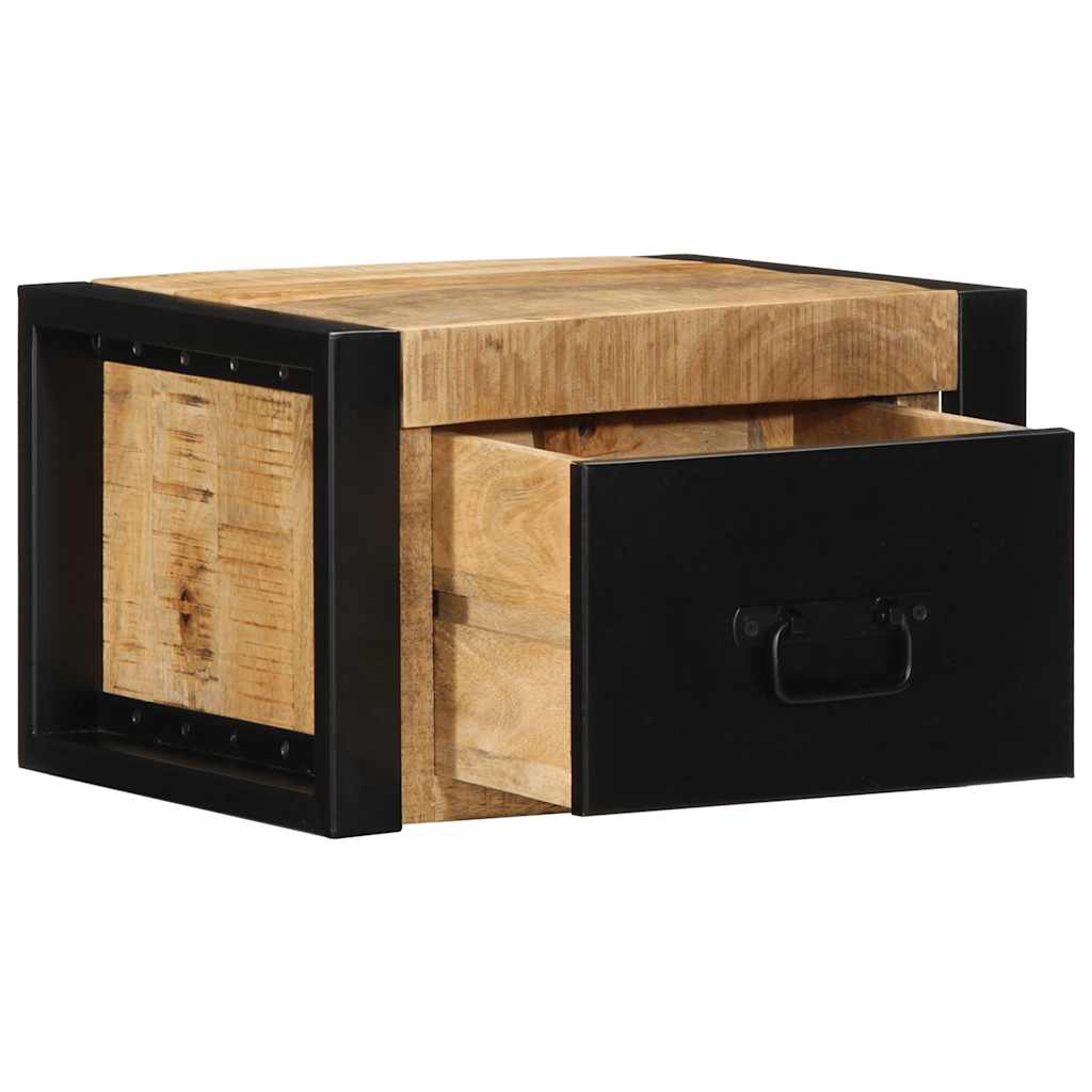 Noptiere 2 buc 40x35x25 cm lemn masiv de mango GartenMobel Dekor