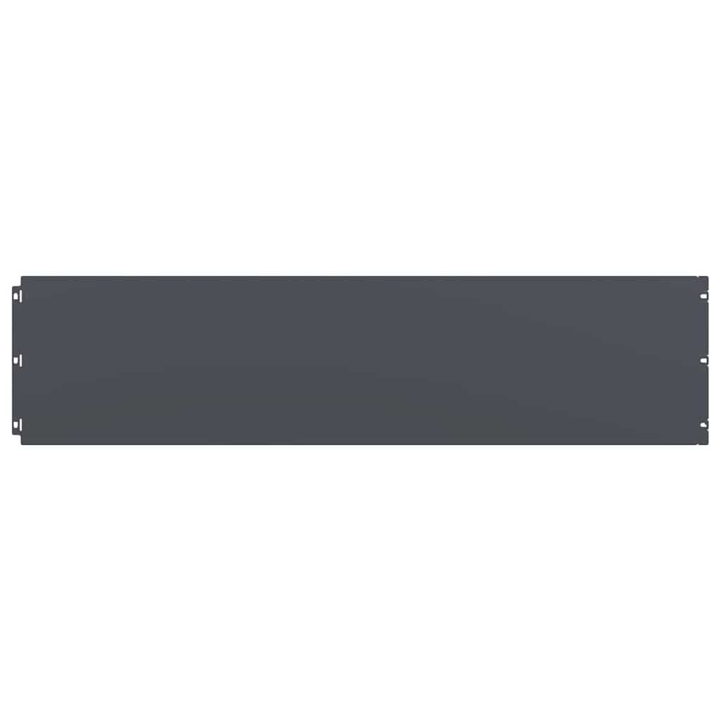 Borduri de gazon 10 buc Antracit 25x103 cm Oțel laminat la rece GartenMobel Dekor