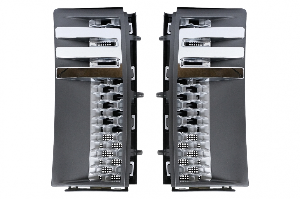 Pachet Exterior Autobiography Design Land Range Rover Vogue L322 (2002-2012) Grile Negru Argintiu Performance AutoTuning