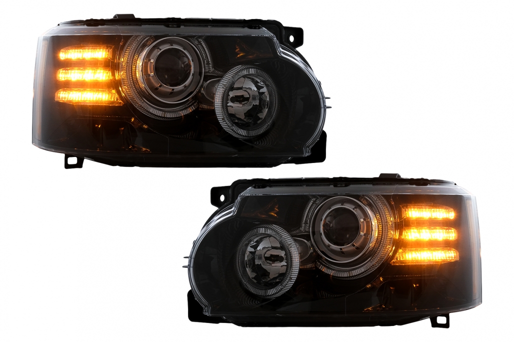 Pachet Exterior Autobiography Design Land Range Rover Vogue L322 (2002-2012) Grile Negru Argintiu Performance AutoTuning