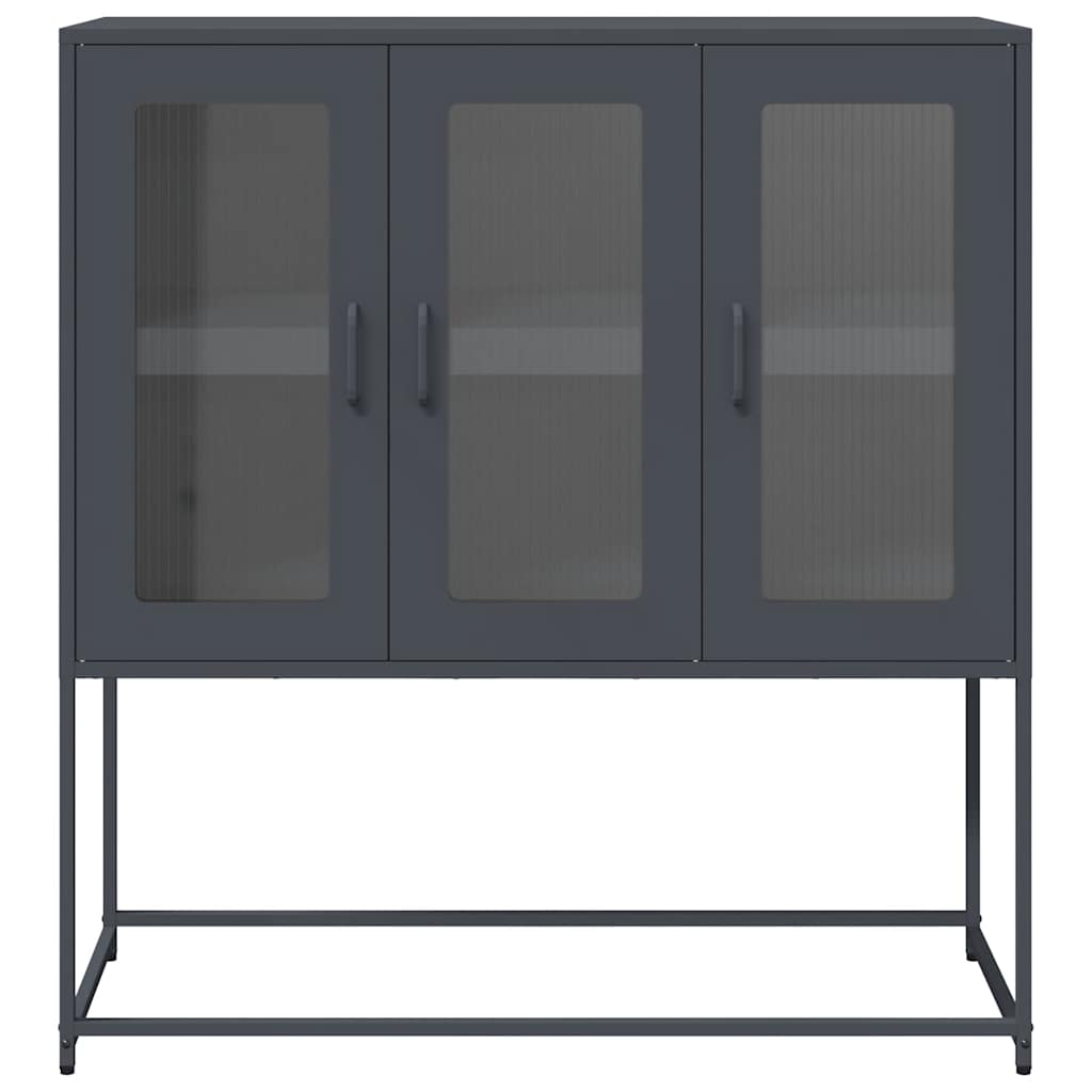 Dulap, antracit, 100,5x39x107 cm, oțel laminat la rece GartenMobel Dekor
