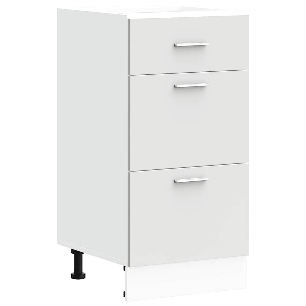 Dulap inferioară alb 40x46x81,5 cm lemn prelucrat GartenMobel Dekor