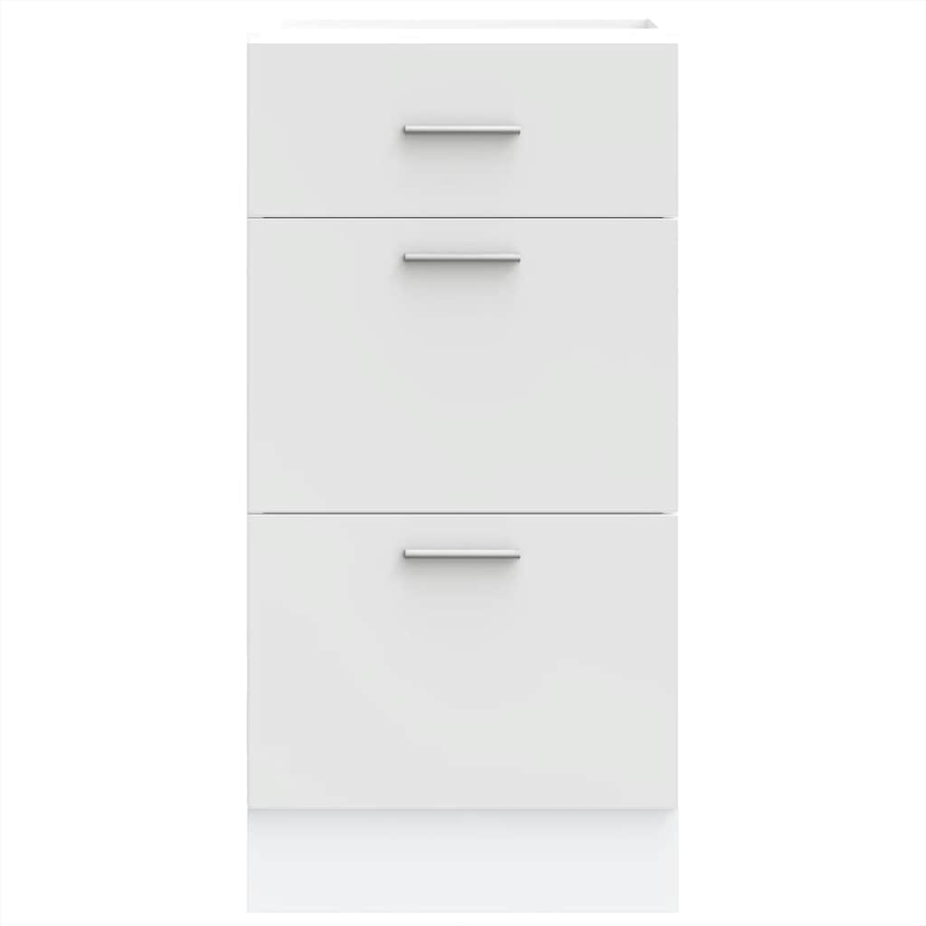 Dulap inferioară alb 40x46x81,5 cm lemn prelucrat GartenMobel Dekor