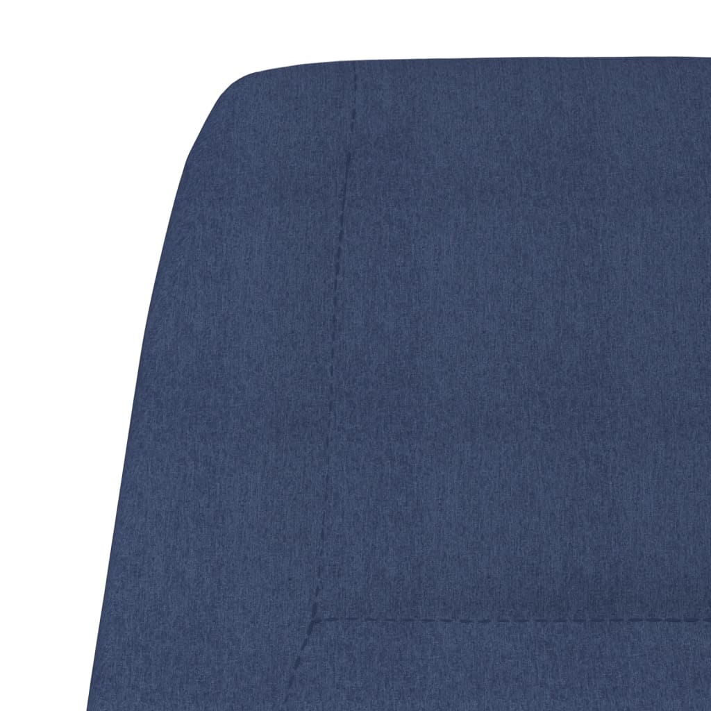 Scaun de relaxare, albastru, material textil GartenMobel Dekor
