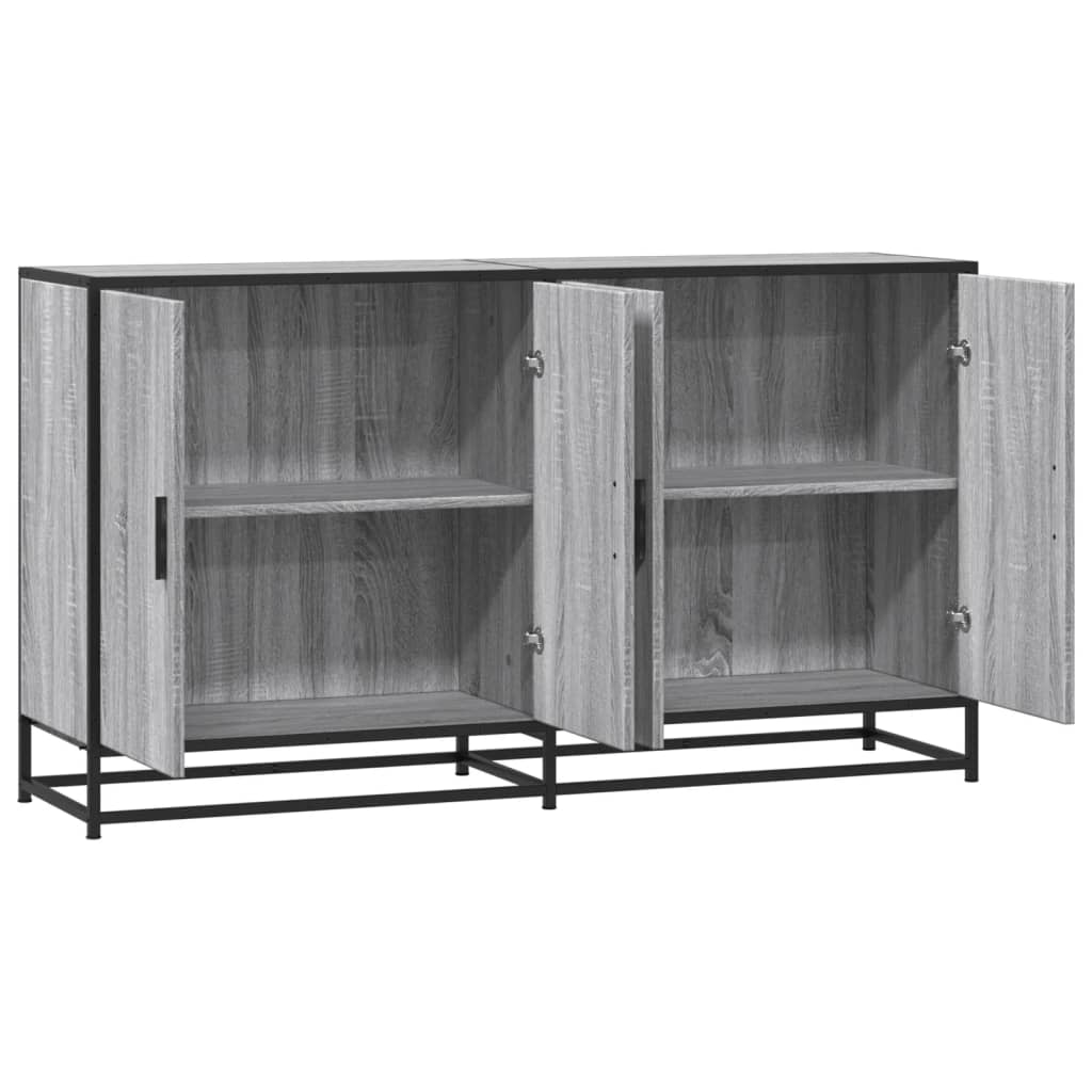 Dulap, gri sonoma, 134x35x76 cm, lemn prelucrat GartenMobel Dekor