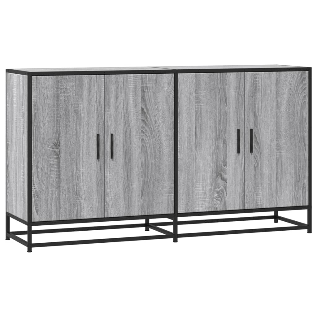 Dulap, gri sonoma, 134x35x76 cm, lemn prelucrat GartenMobel Dekor