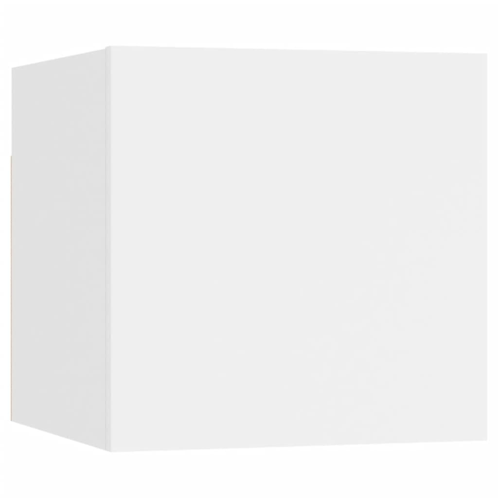 Set dulap TV, 8 piese, alb, lemn prelucrat GartenMobel Dekor