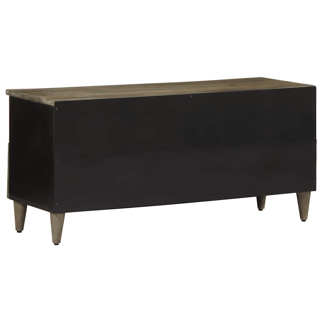 Comodă TV, negru, 100x33x46 cm, lemn masiv de mango GartenMobel Dekor