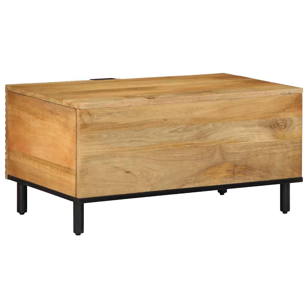 Masuta cafea maro 80x50x40 cm lemn masiv de mango GartenMobel Dekor