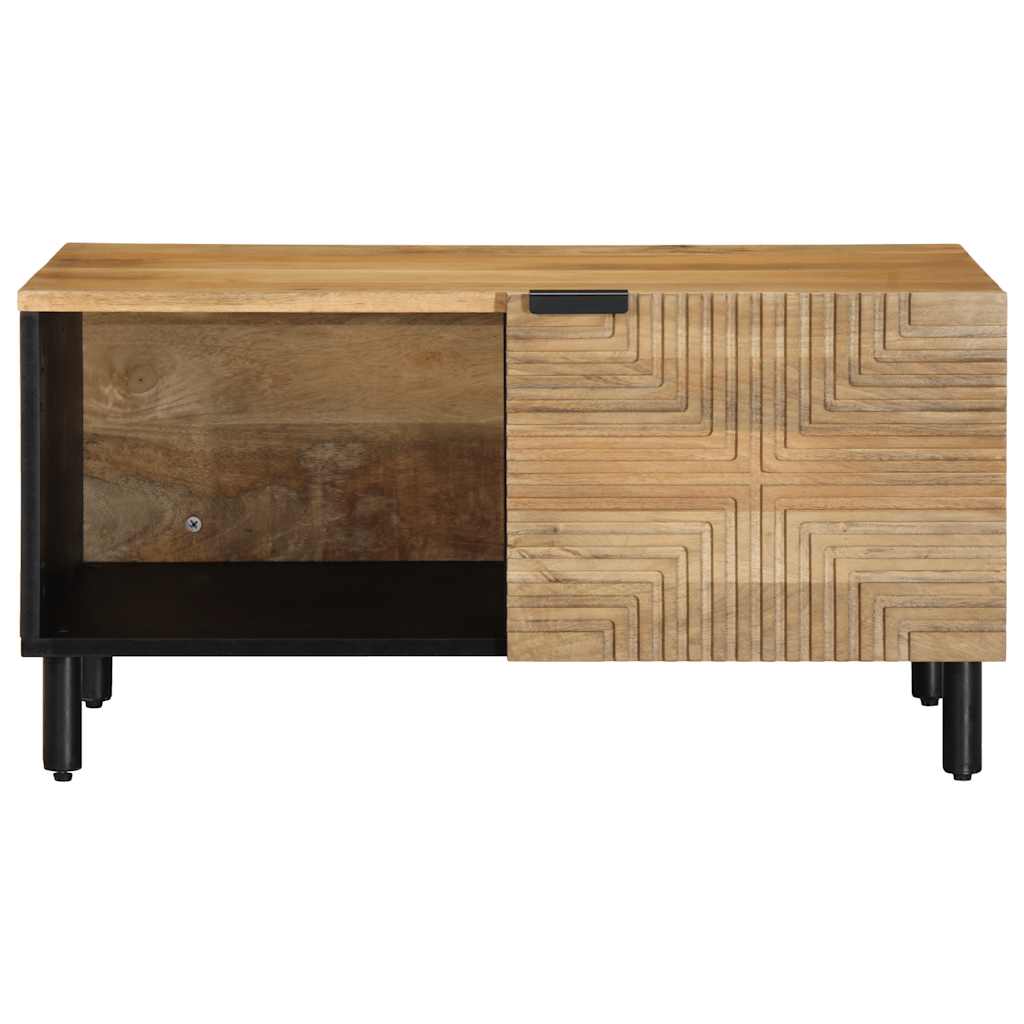Masuta cafea maro 80x50x40 cm lemn masiv de mango GartenMobel Dekor