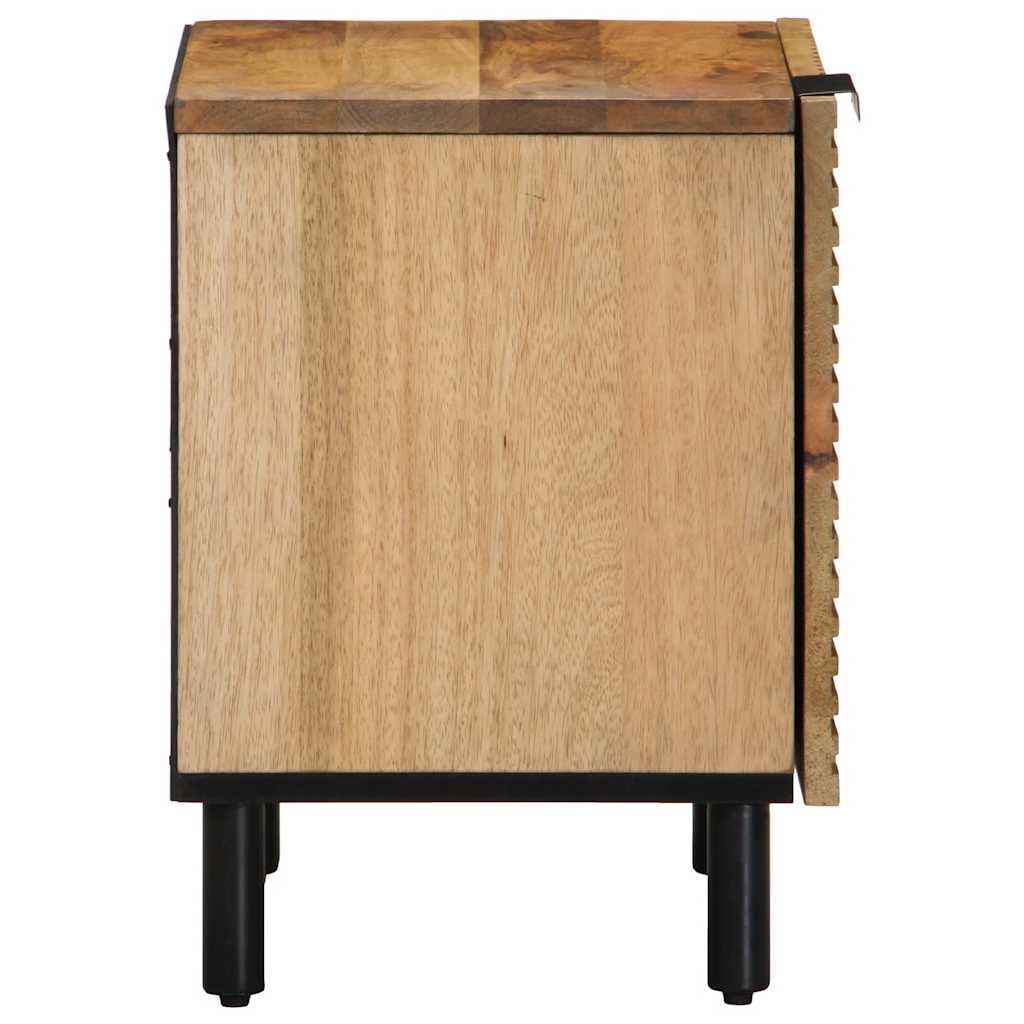 Noptiere 2 buc Maro 40x33x46 cm Lemn masiv Mango GartenMobel Dekor