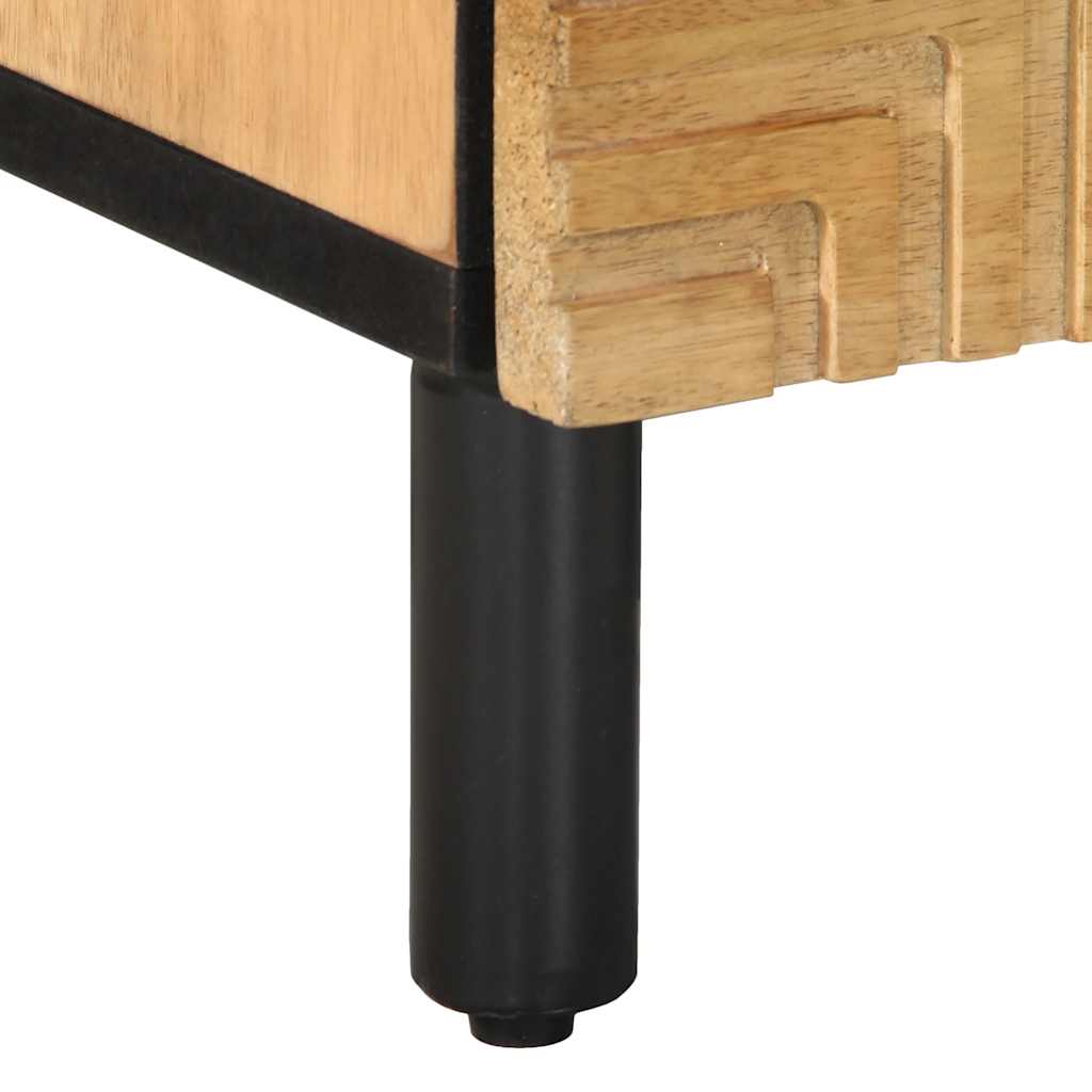 Noptiere 2 buc Maro 40x33x46 cm Lemn masiv Mango GartenMobel Dekor