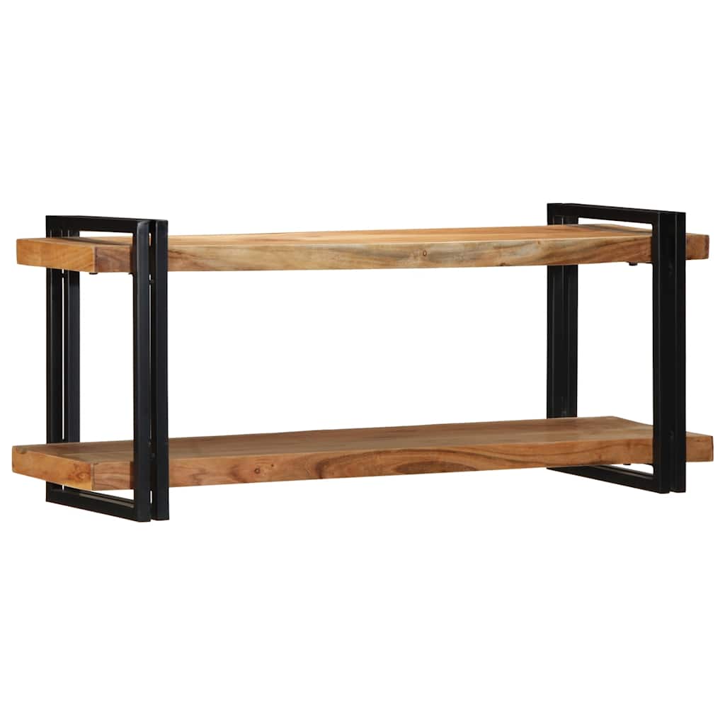 Raft de perete 110x33x45 cm din lemn masiv de salcâm GartenMobel Dekor