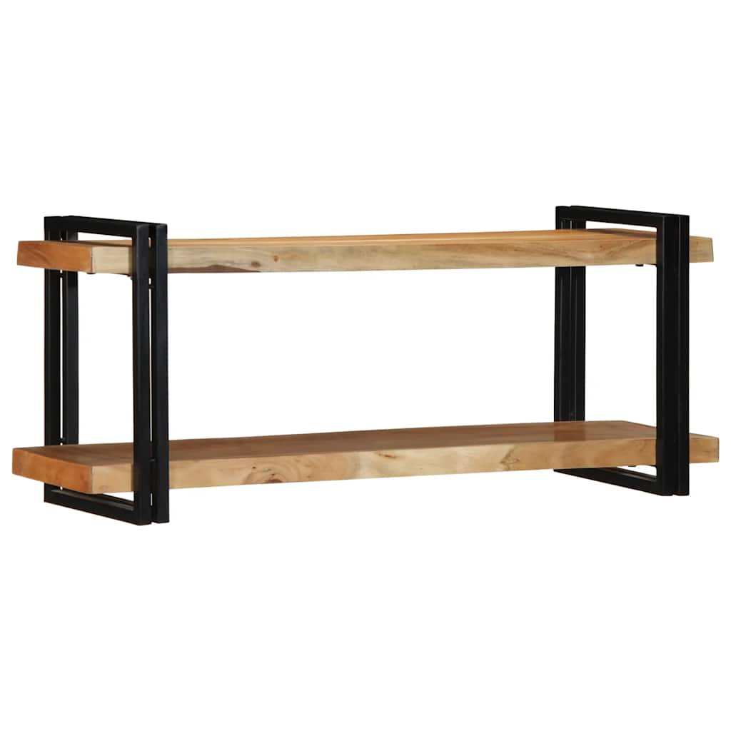 Raft de perete 110x33x45 cm din lemn masiv de salcâm GartenMobel Dekor