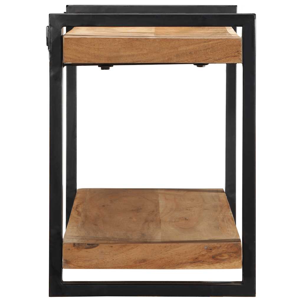 Raft de perete 110x33x45 cm din lemn masiv de salcâm GartenMobel Dekor