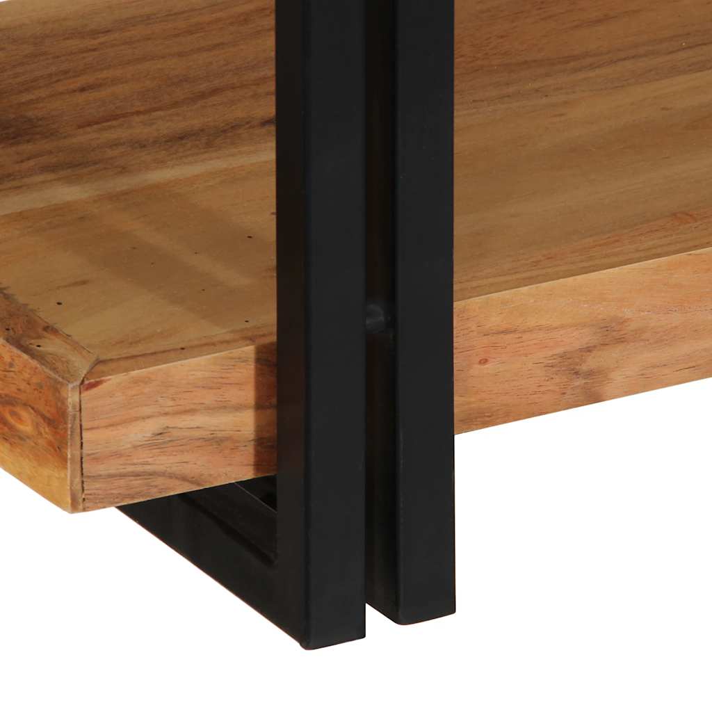 Raft de perete 110x33x45 cm din lemn masiv de salcâm GartenMobel Dekor