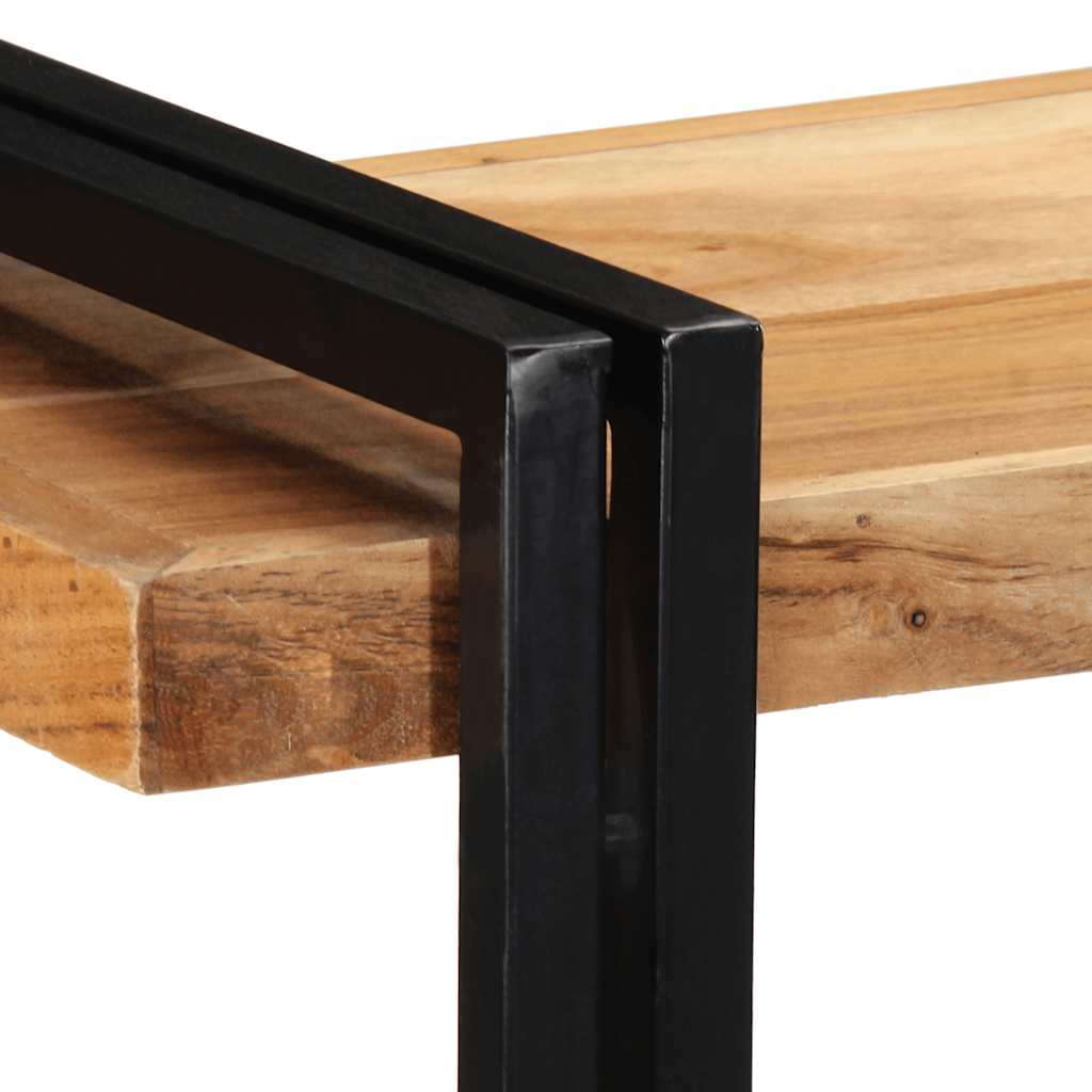 Raft de perete 110x33x45 cm din lemn masiv de salcâm GartenMobel Dekor