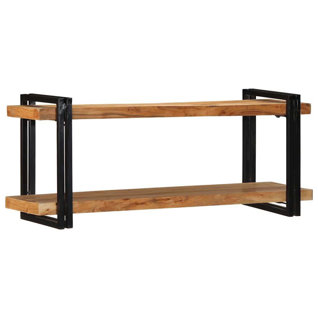 Raft de perete 110x33x45 cm din lemn masiv de salcâm GartenMobel Dekor