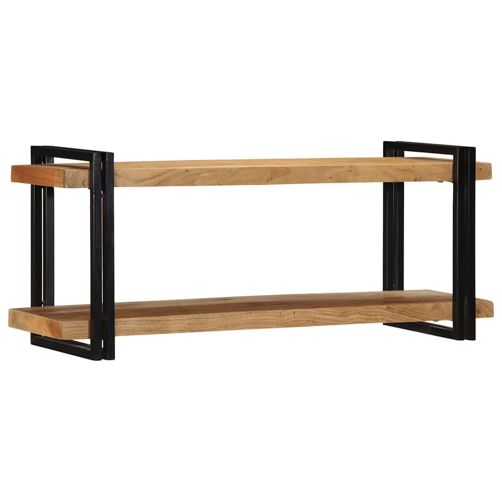 Raft de perete 110x33x45 cm din lemn masiv de salcâm GartenMobel Dekor