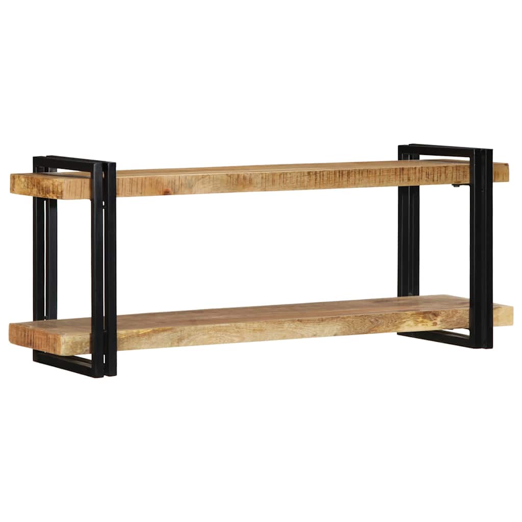 Raft de perete 110x33x45 cm lemn masiv de mango GartenMobel Dekor