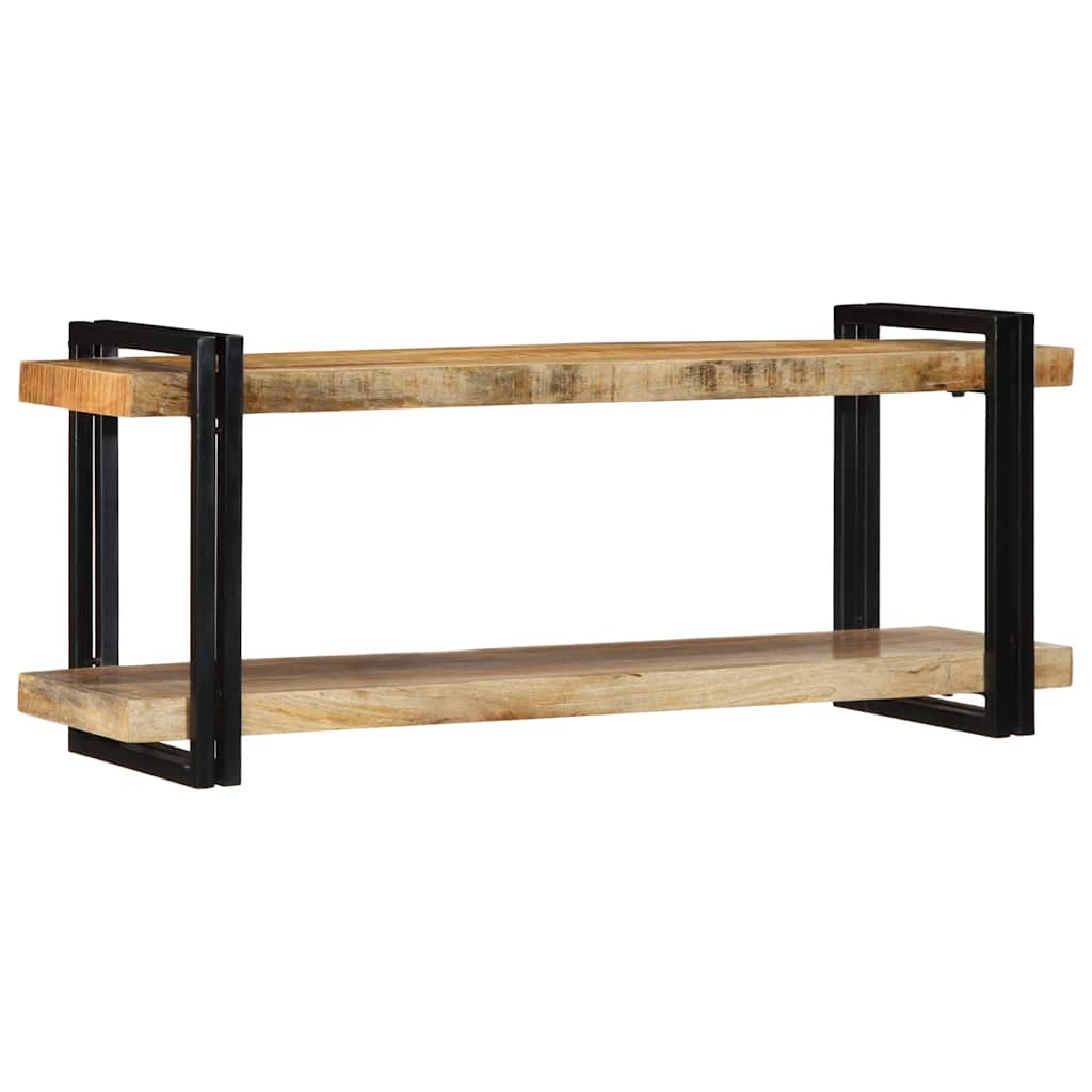 Raft de perete 110x33x45 cm lemn masiv de mango GartenMobel Dekor