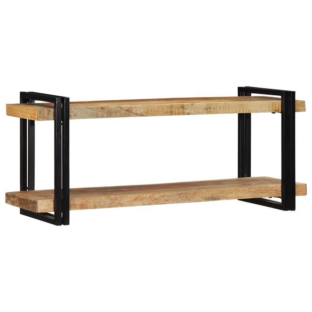 Raft de perete 110x33x45 cm lemn masiv de mango GartenMobel Dekor