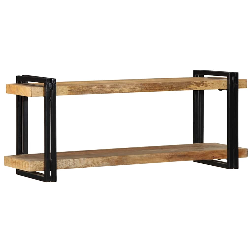 Raft de perete 110x33x45 cm lemn masiv de mango GartenMobel Dekor