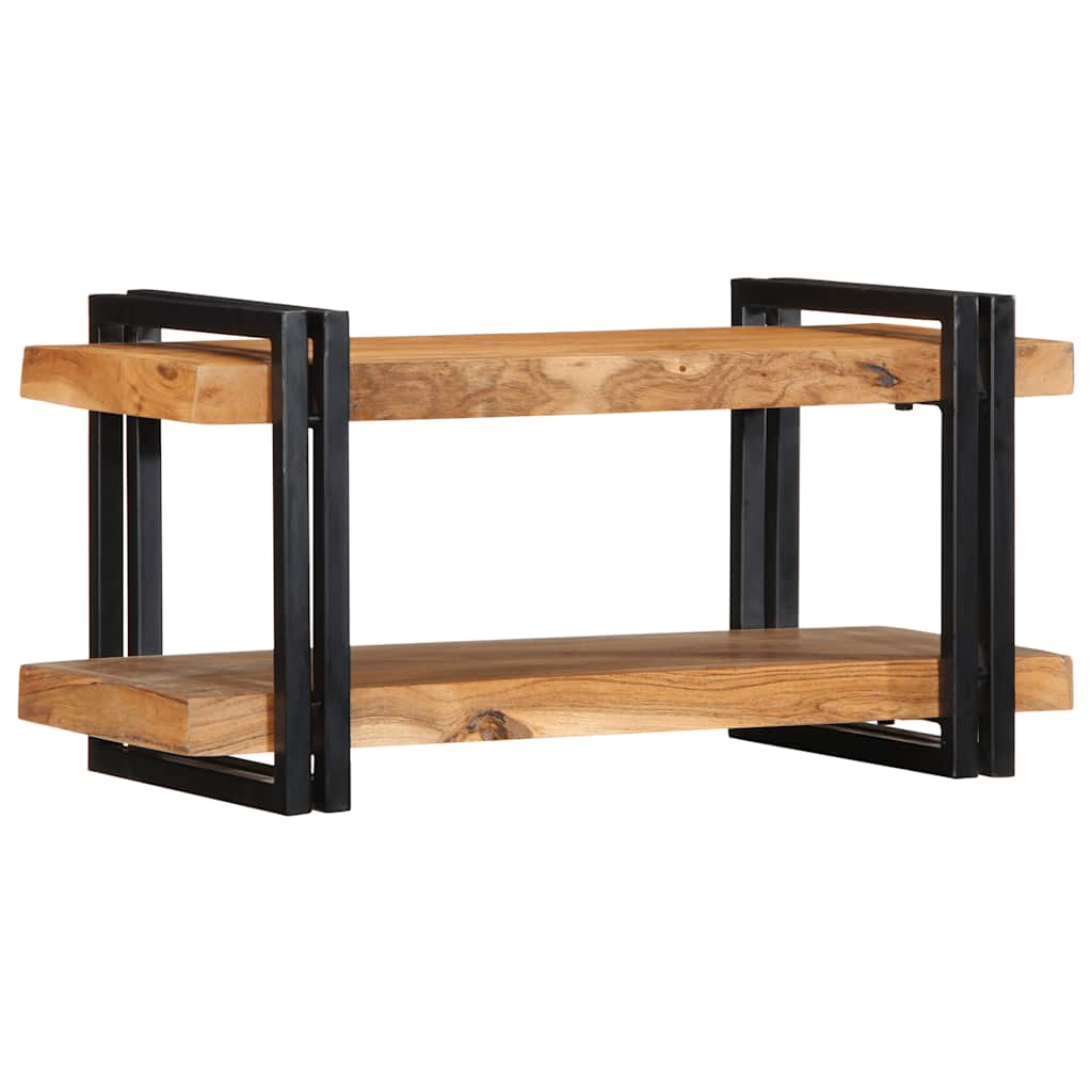 Raft de perete 70x33x35 cm din lemn masiv de salcâm GartenMobel Dekor