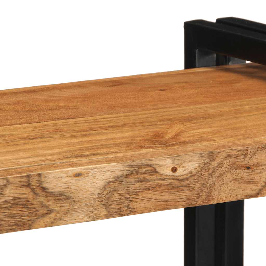 Raft de perete 70x33x35 cm din lemn masiv de salcâm GartenMobel Dekor