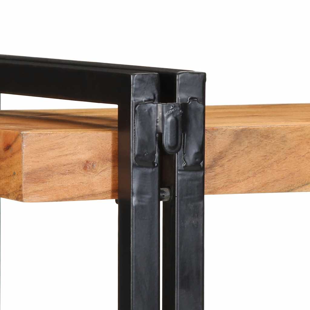 Raft de perete 70x33x35 cm din lemn masiv de salcâm GartenMobel Dekor