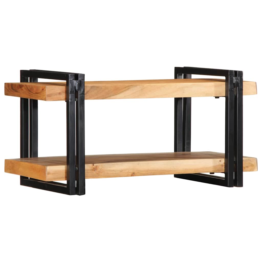 Raft de perete 70x33x35 cm din lemn masiv de salcâm GartenMobel Dekor