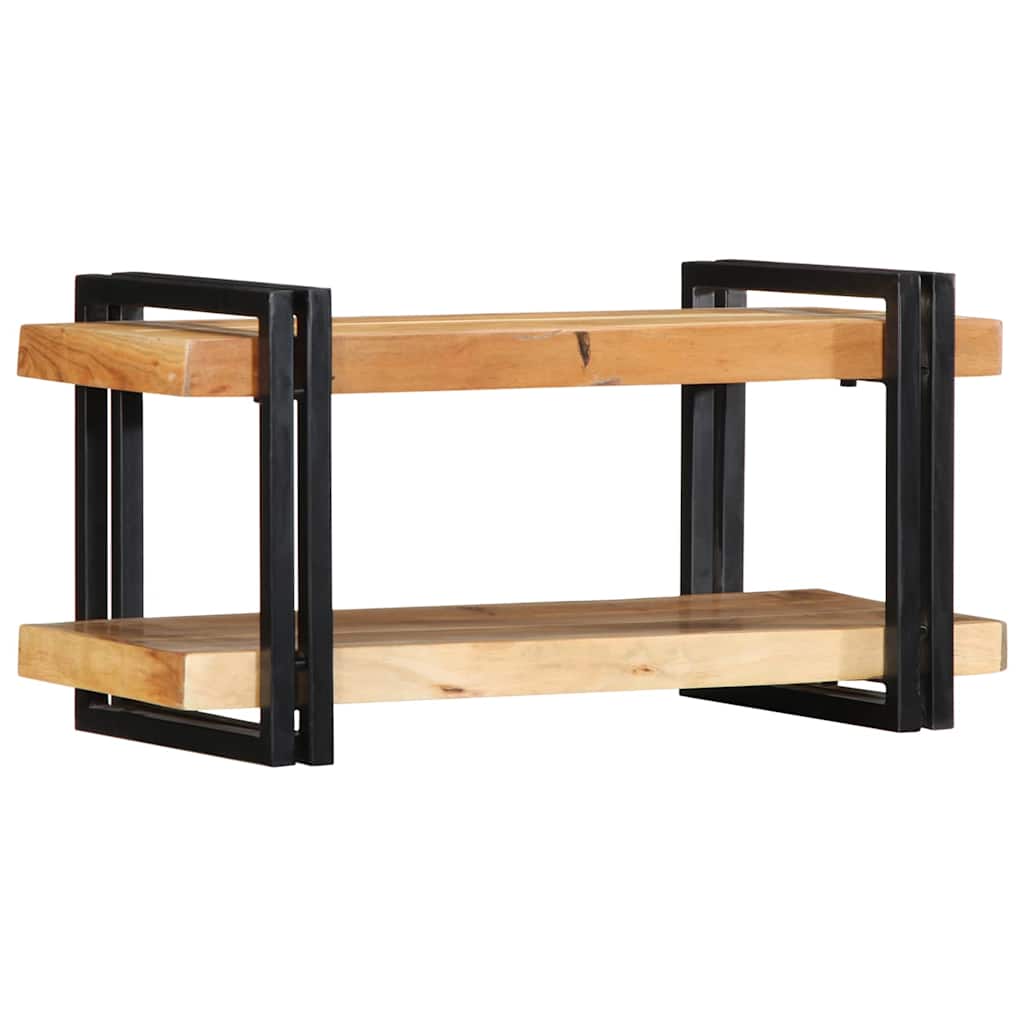 Raft de perete 70x33x35 cm din lemn masiv de salcâm GartenMobel Dekor