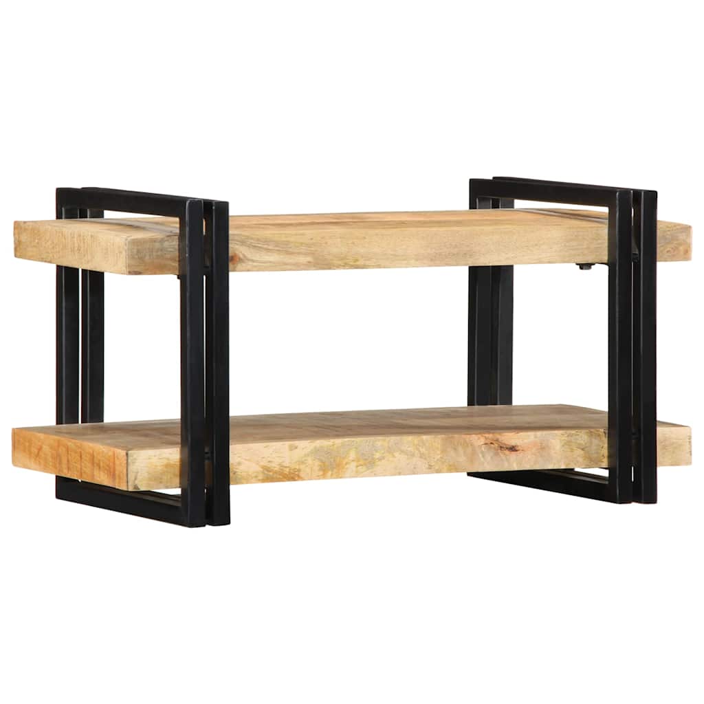 Raft de perete 70x33x35 cm lemn masiv de mango GartenMobel Dekor