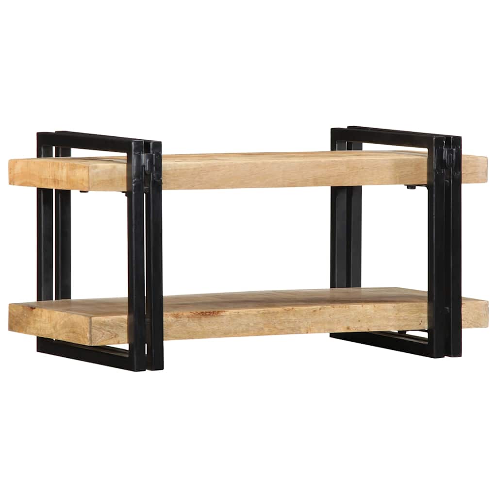 Raft de perete 70x33x35 cm lemn masiv de mango GartenMobel Dekor