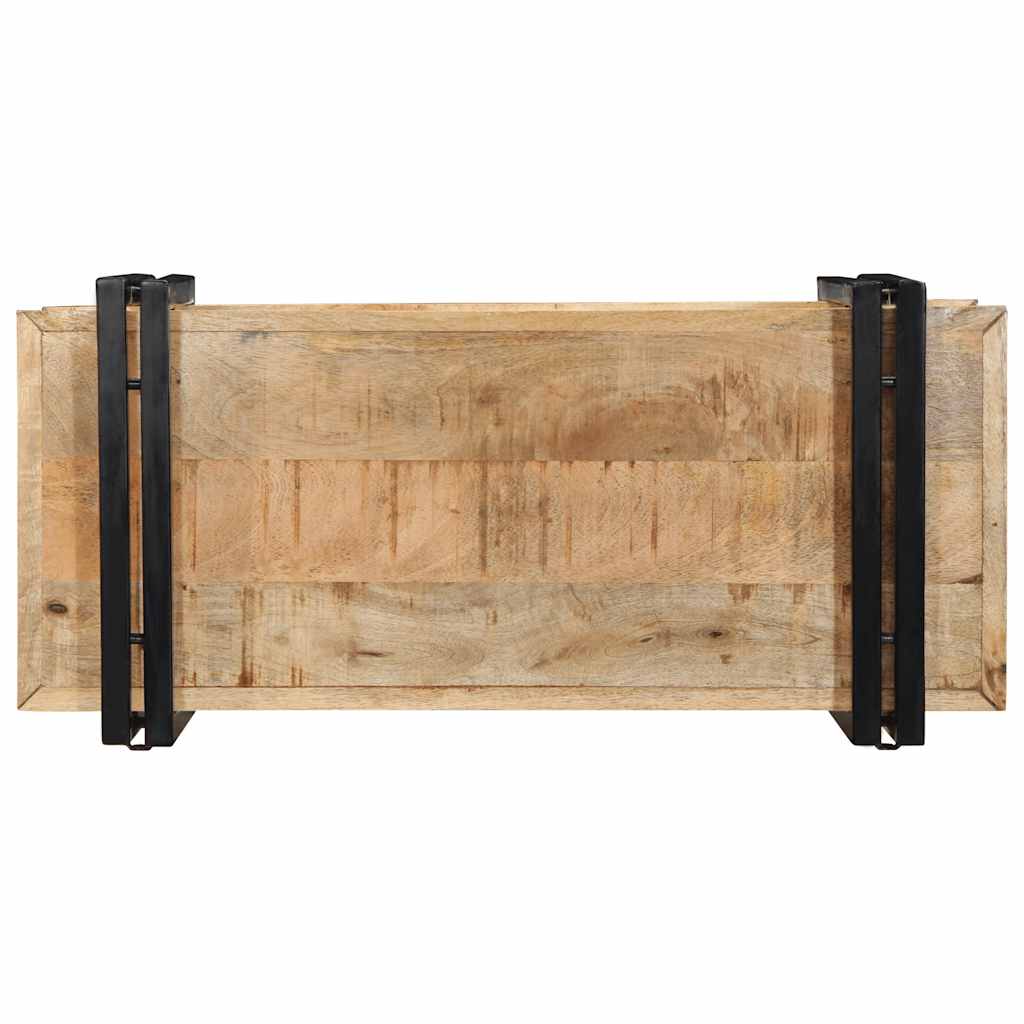 Raft de perete 70x33x35 cm lemn masiv de mango GartenMobel Dekor