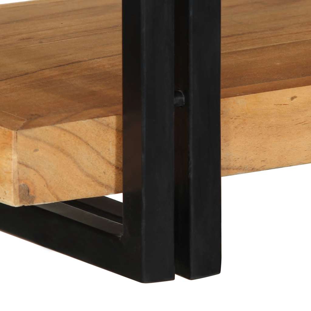 Raft de perete 90x33x45 cm din lemn masiv de salcâm GartenMobel Dekor