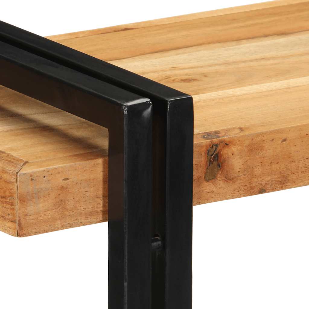 Raft de perete 90x33x45 cm din lemn masiv de salcâm GartenMobel Dekor