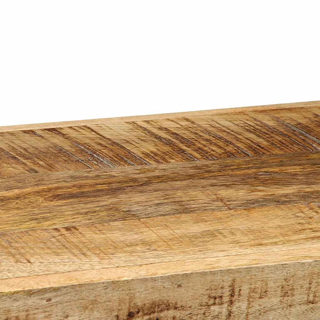 Raft de perete 90x33x45 cm lemn masiv de mango GartenMobel Dekor