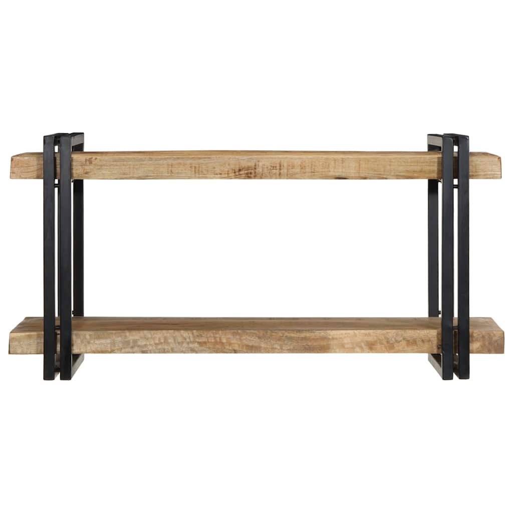 Raft de perete 90x33x45 cm lemn masiv de mango GartenMobel Dekor