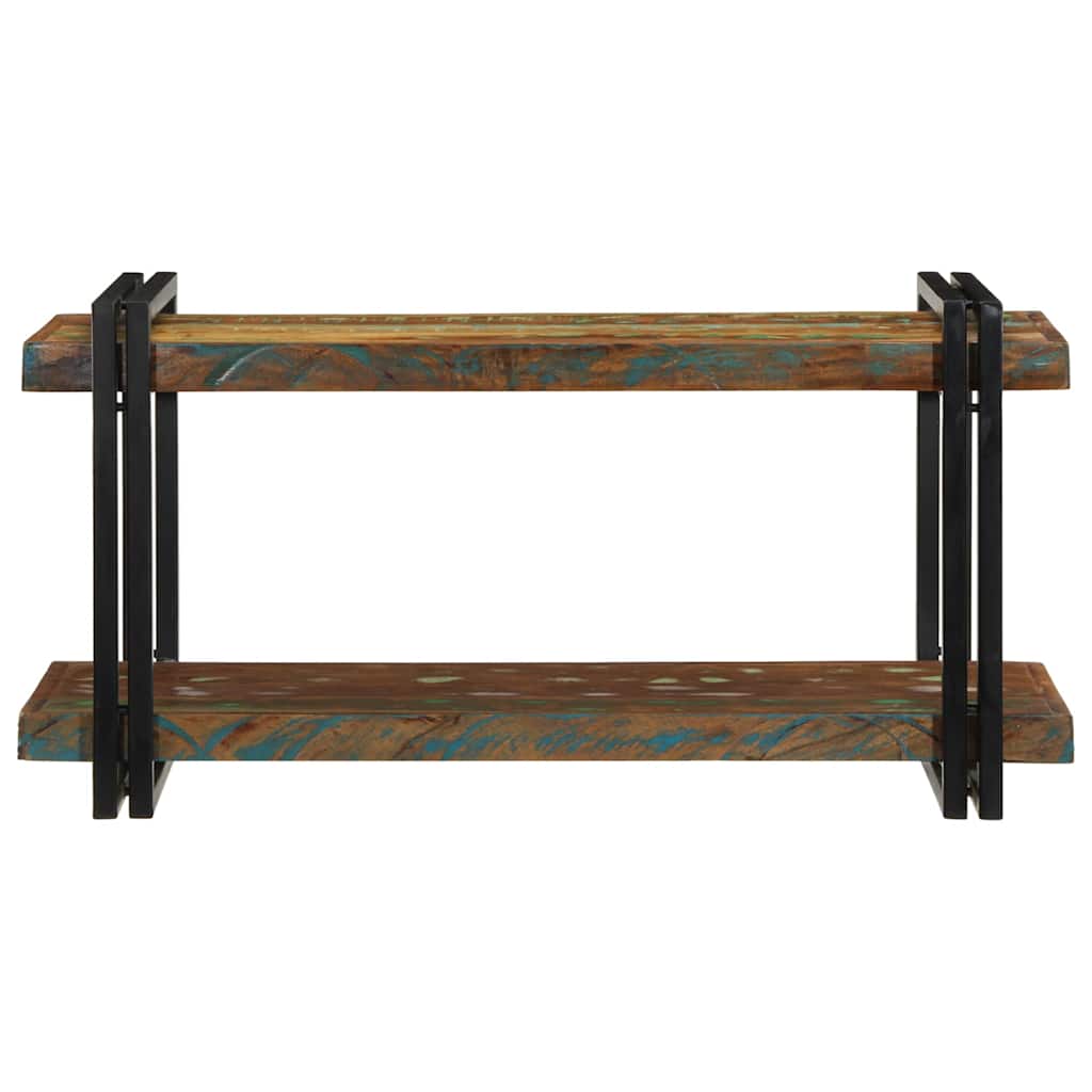 Raft de perete din lemn masiv multicolor recuperat GartenMobel Dekor