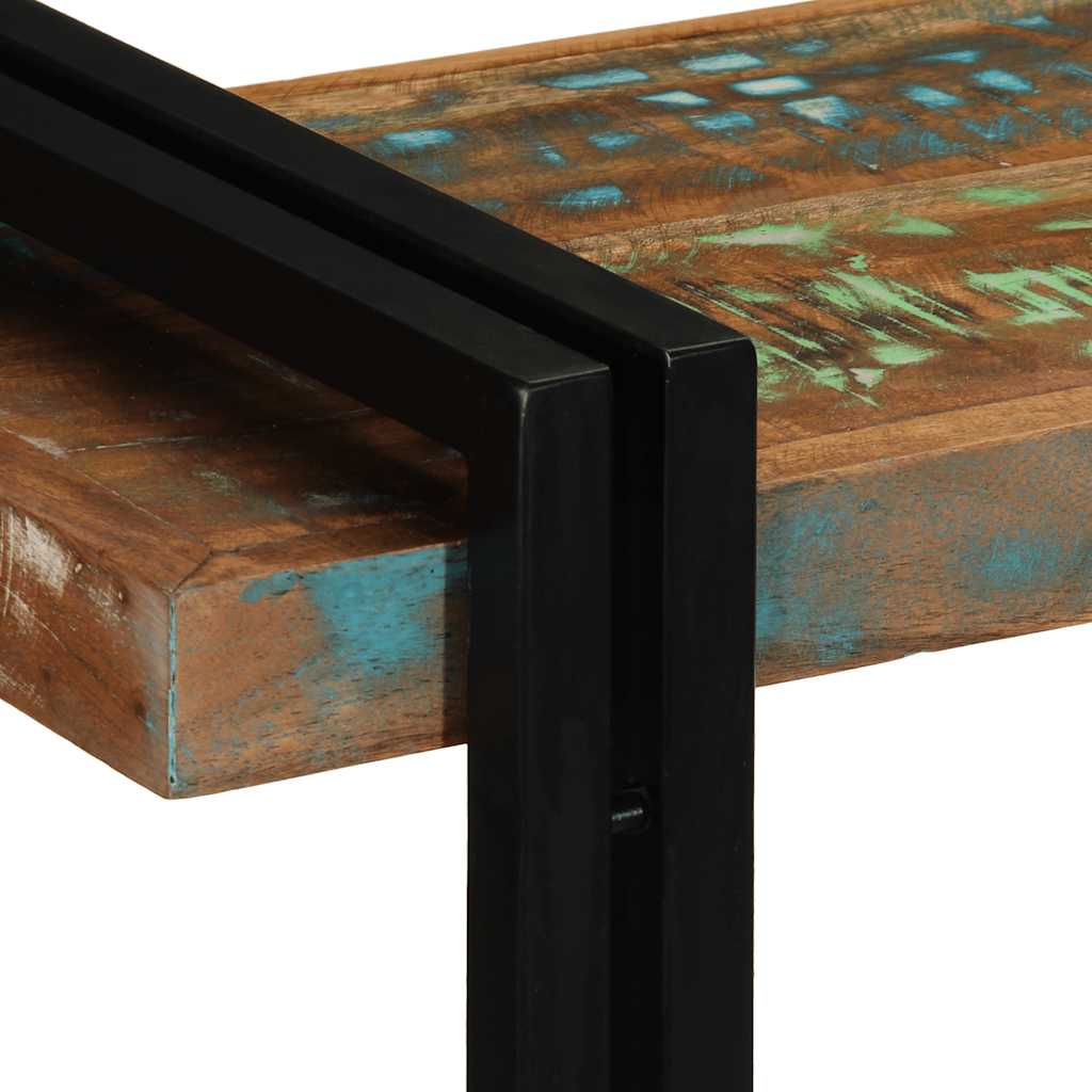 Raft de perete din lemn masiv multicolor recuperat GartenMobel Dekor