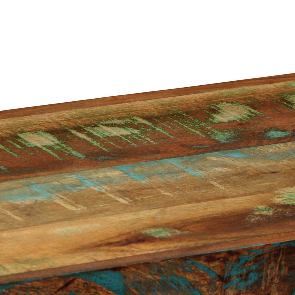 Raft de perete din lemn masiv multicolor recuperat GartenMobel Dekor