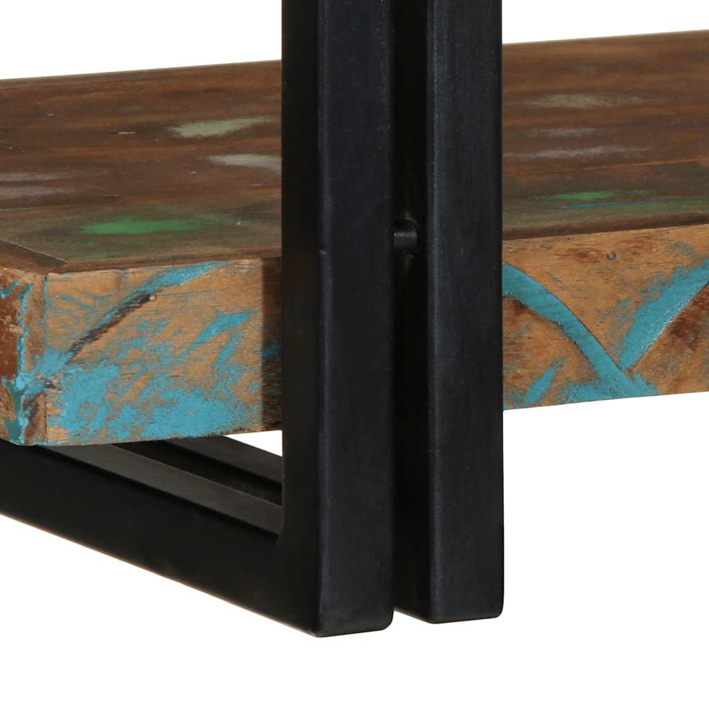 Raft de perete din lemn masiv multicolor recuperat GartenMobel Dekor