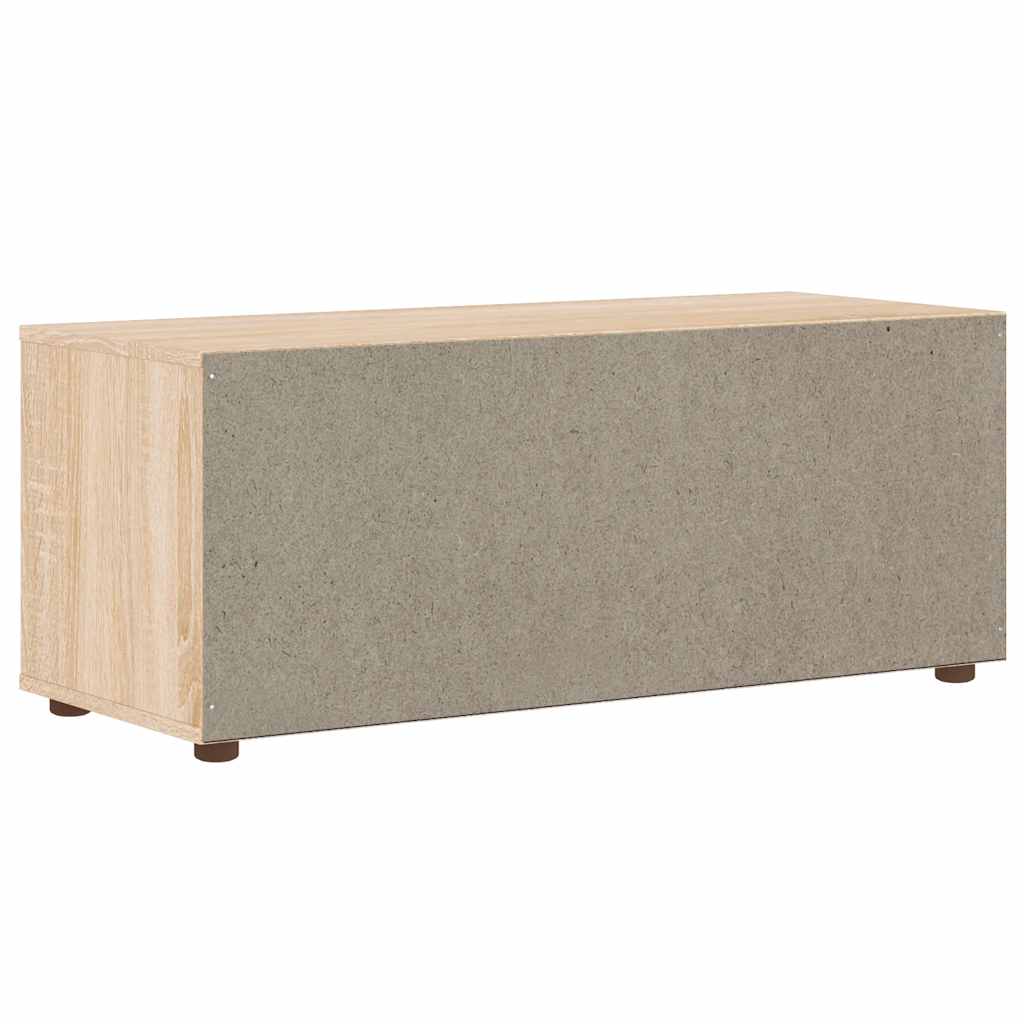 Dulap TV „VISNES” Stejar Sonoma 100x40x38 cm lemn prelucrat GartenMobel Dekor