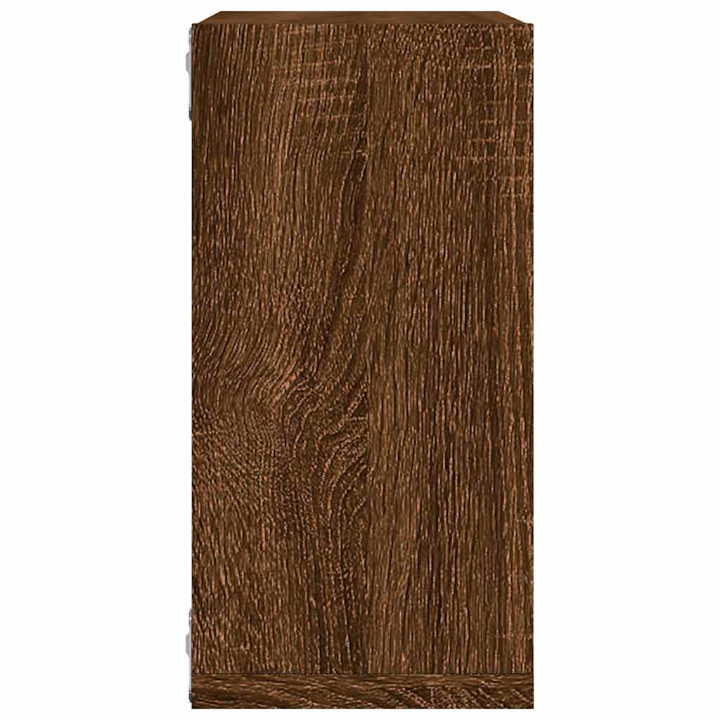 Rafturi cuburi de perete 4 buc Stejar maro 30x15x30 cm GartenMobel Dekor