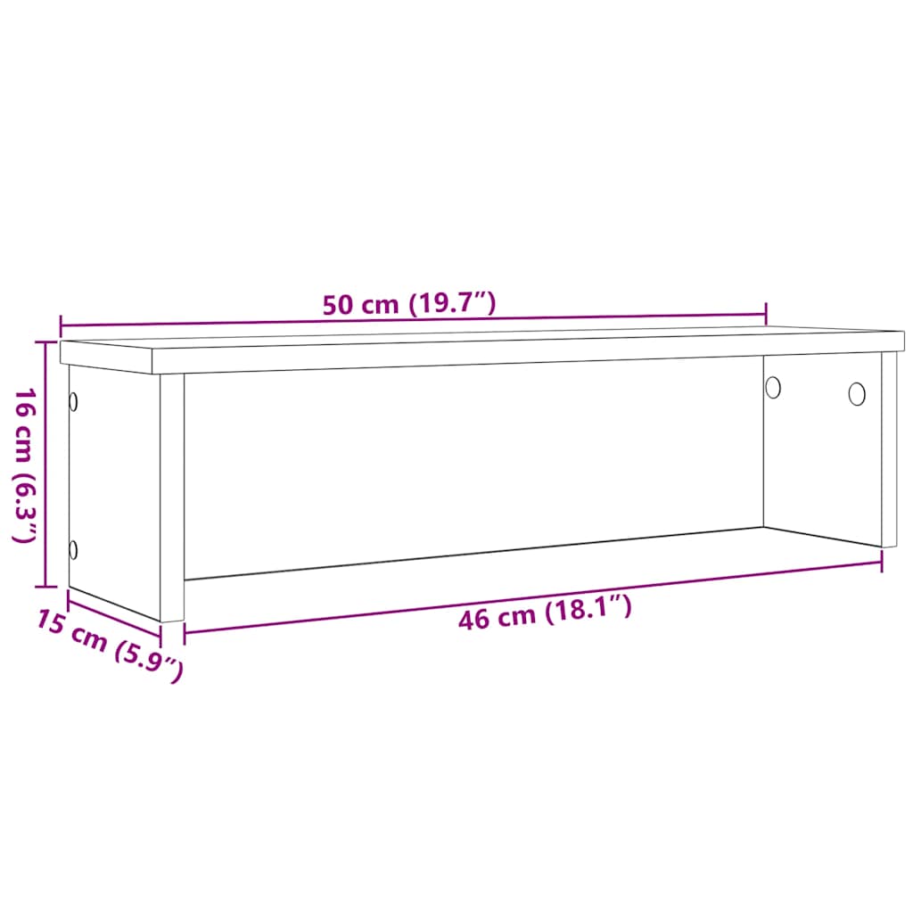 Rafturi de bucătărie stivuibile 2 buc Negru 50x15x16 cm GartenMobel Dekor